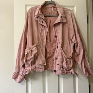Women’s Free people Lightweight Pink Utility Jacket